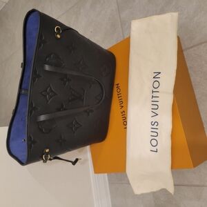 Louis Vuitton Black Embossed Tote